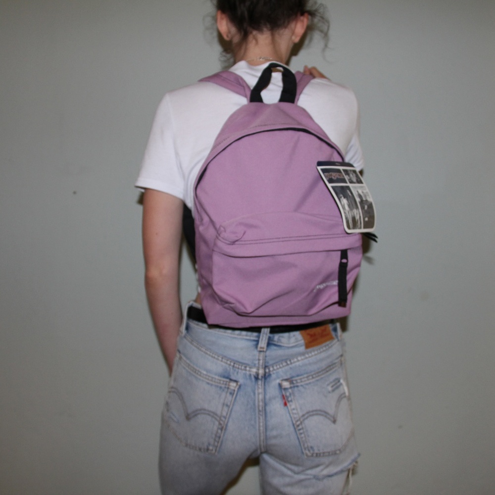 Brand new lilac jansport back pack